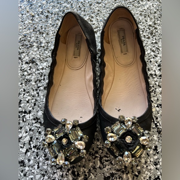 Prada flat with crystal - Picture 3 of 6